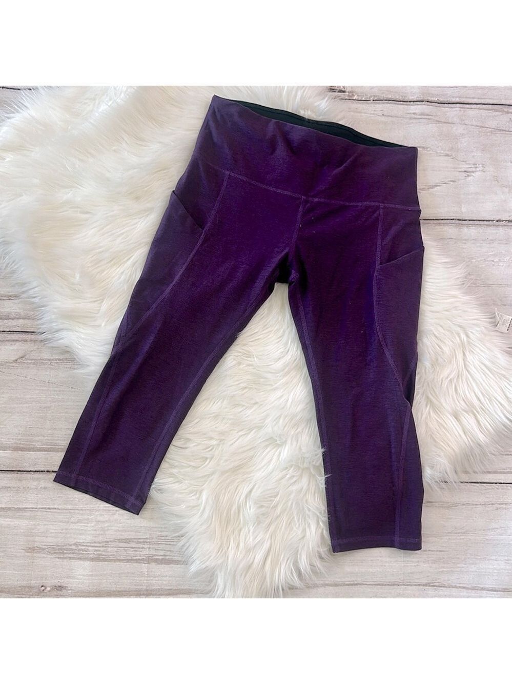 ODODOS PURPLE CARPRI LEGGINGS